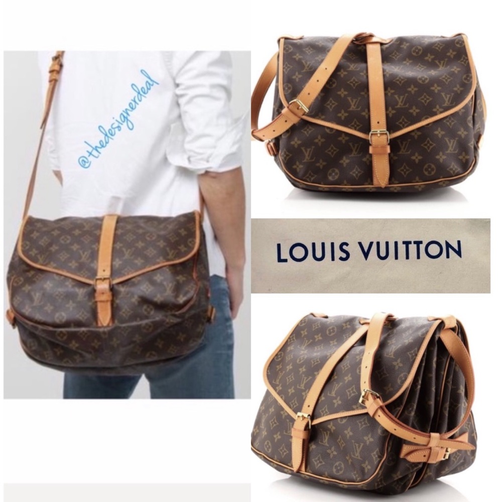 🔥Auth Louis Vuitton Saumur 35 Crossbody Unisex